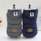 Brother Dog Cotton Winter Hooded Jacket – Warm Coat for Small Dogs