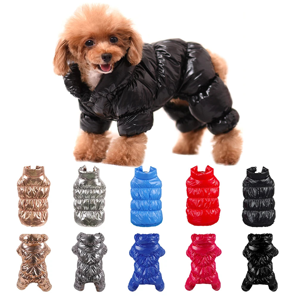 Winter Cotton Dog Coat – Thick Plush Warm Jacket