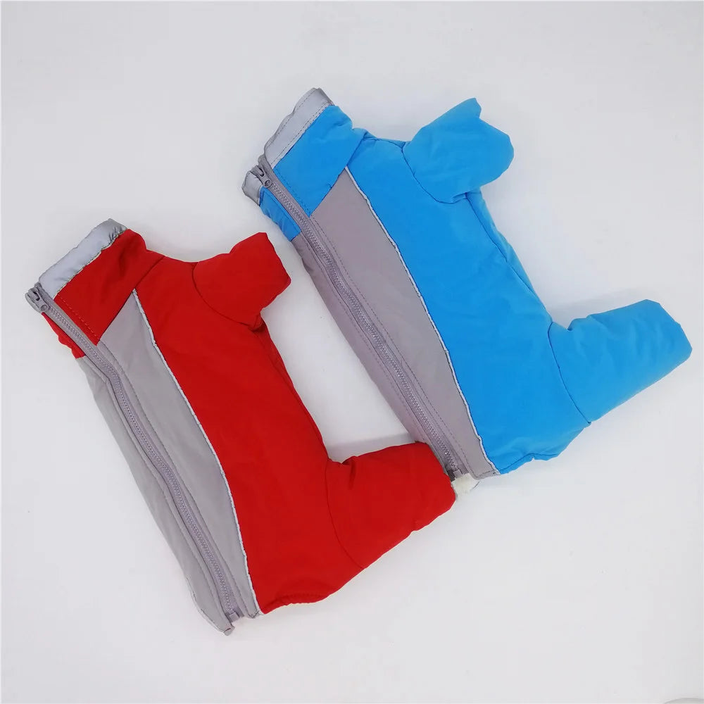 Glorious Kekcn Waterproof Fleece Dog Jumpsuit – Winter Warm & Reflective