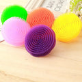 Round Pet Bath Brush – Colorful Grooming & Massage Comb