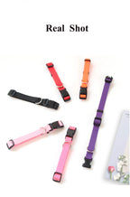 Solid Color Nylon Dog Collar – Adjustable Breakaway XS–XL