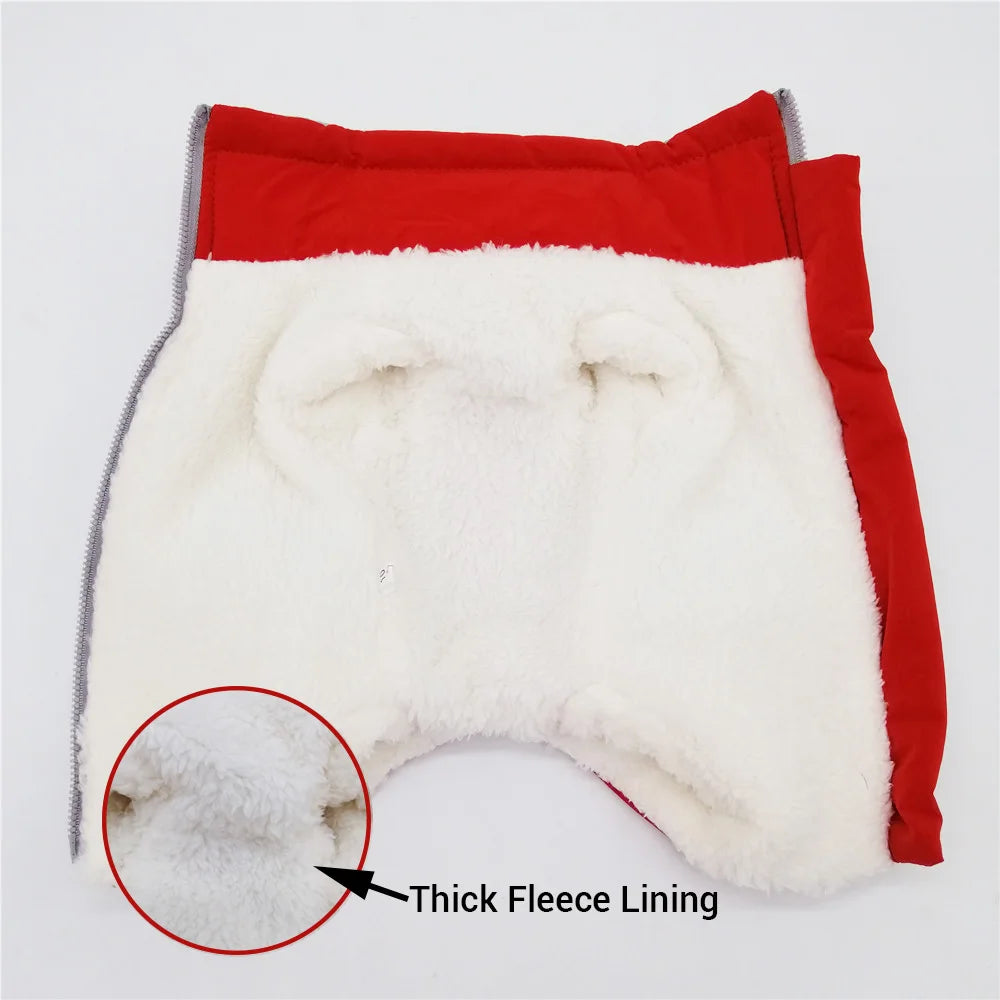 Glorious Kekcn Waterproof Fleece Dog Jumpsuit – Winter Warm & Reflective