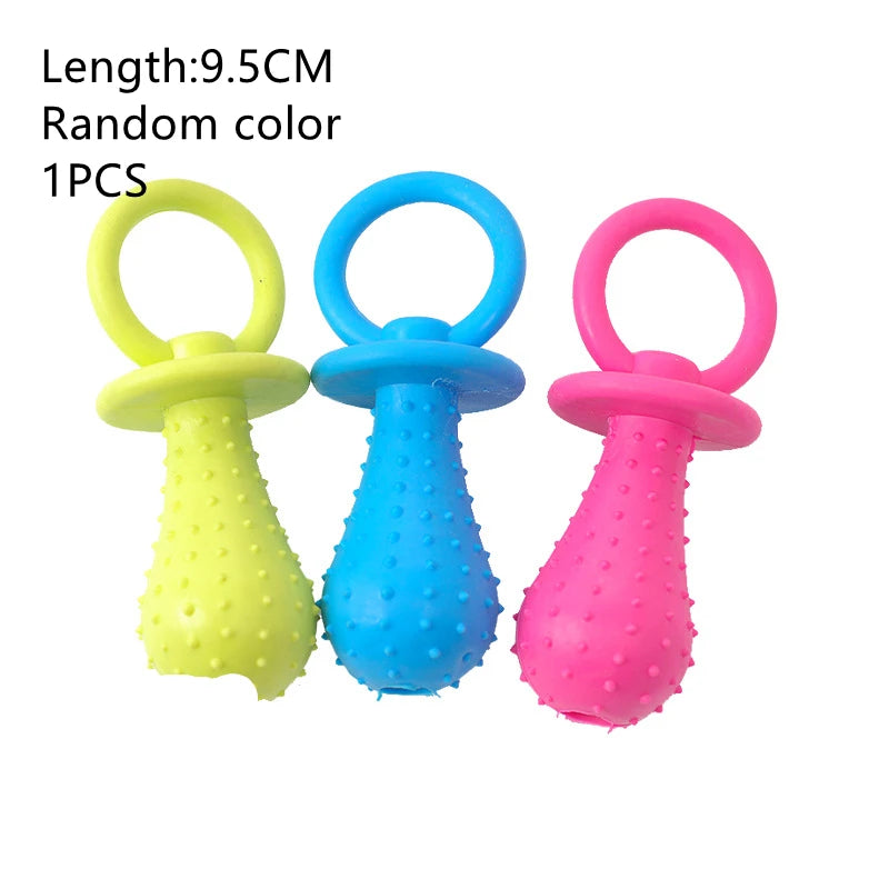Rubber Bone Molar Toy – Interactive Teeth Cleaning for Puppies & Teething Relief