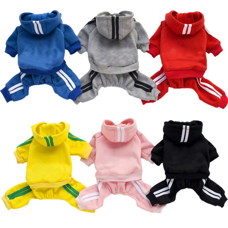 Adidog Dog Overalls Jumpsuit – Warm Winter Outfit XS-XL