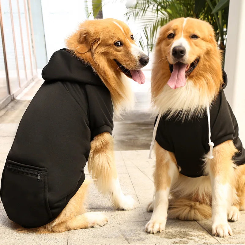 Reversible Plaid Dog Winter Coat – Fleece Lined Warm Jacket