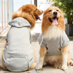 Reversible Plaid Dog Winter Coat – Fleece Lined Warm Jacket