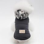 Brother Dog Cotton Winter Hooded Jacket – Warm Coat for Small Dogs