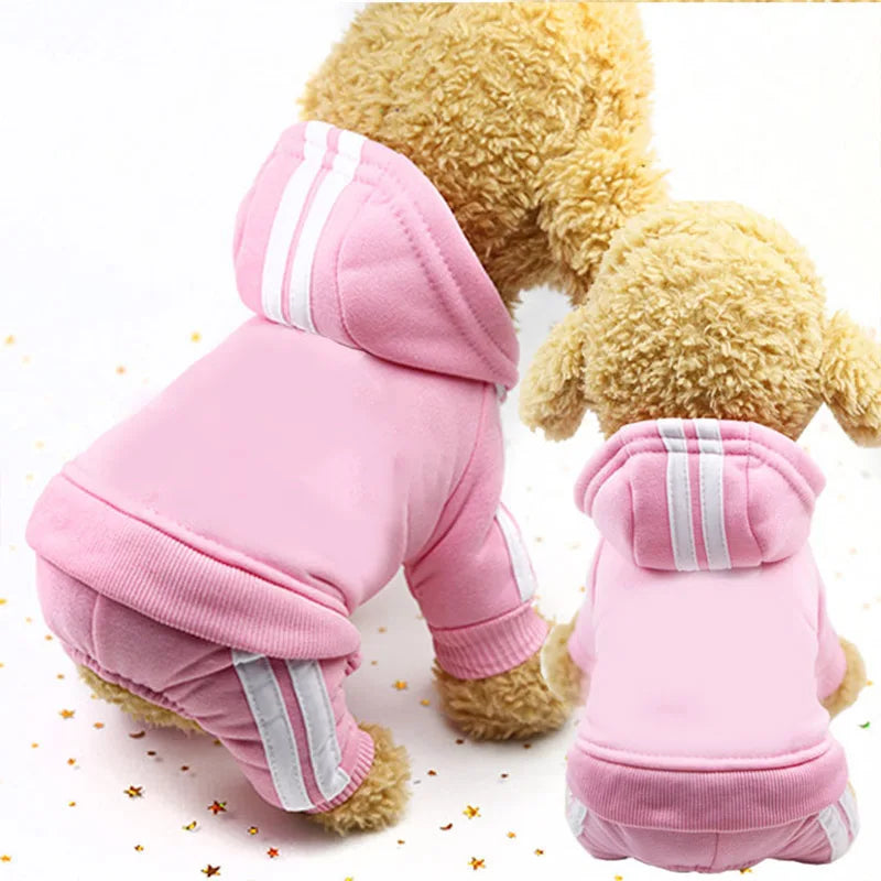 Adidog Dog Overalls Jumpsuit – Warm Winter Outfit XS-XL
