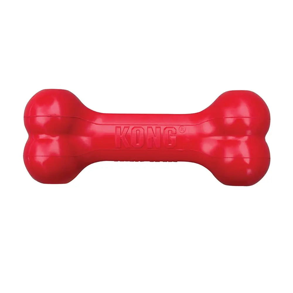 KONG Classic Goodie Bone Dog Toy – Treat Dispensing Rubber Chew Toy (S)