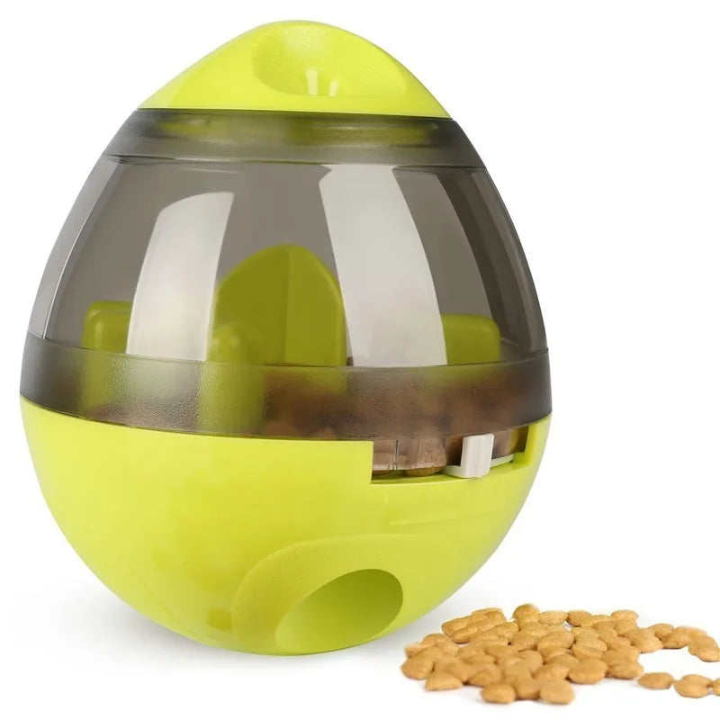 Interactive Dog Treat Dispensing Ball – Slow Feed Puzzle Toy