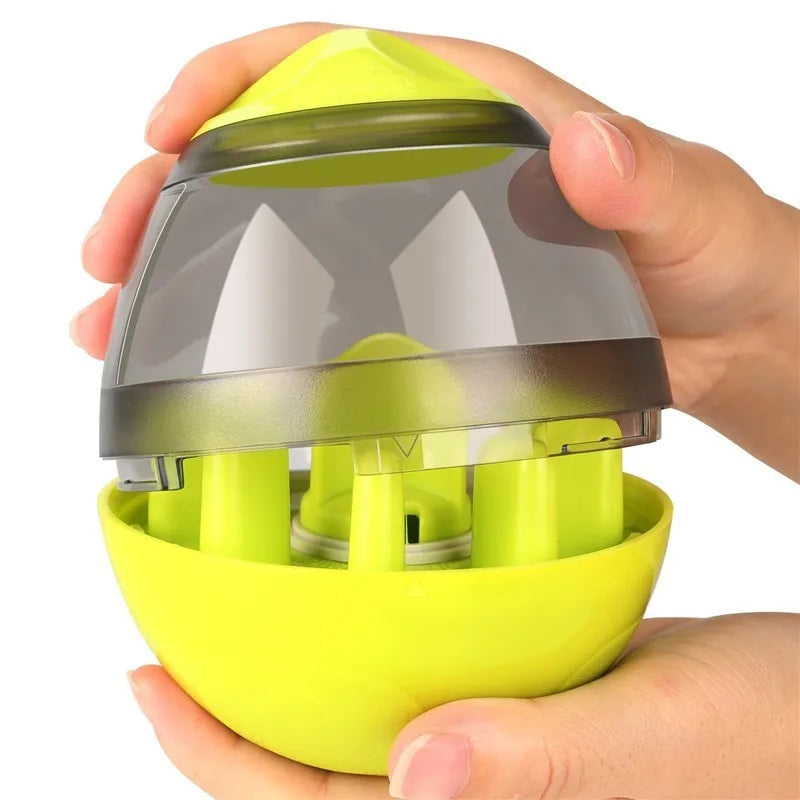 Interactive Dog Treat Dispensing Ball – Slow Feed Puzzle Toy