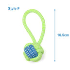 Rope Ball Toy for Dogs — Teeth Cleaning and Interactive Play for Small to Medium Breeds