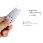 2-in-1 Dog Training Clicker & Whistle – Pet Behavior Training Tool with Keyring