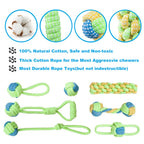 Rope Ball Toy for Dogs — Teeth Cleaning and Interactive Play for Small to Medium Breeds