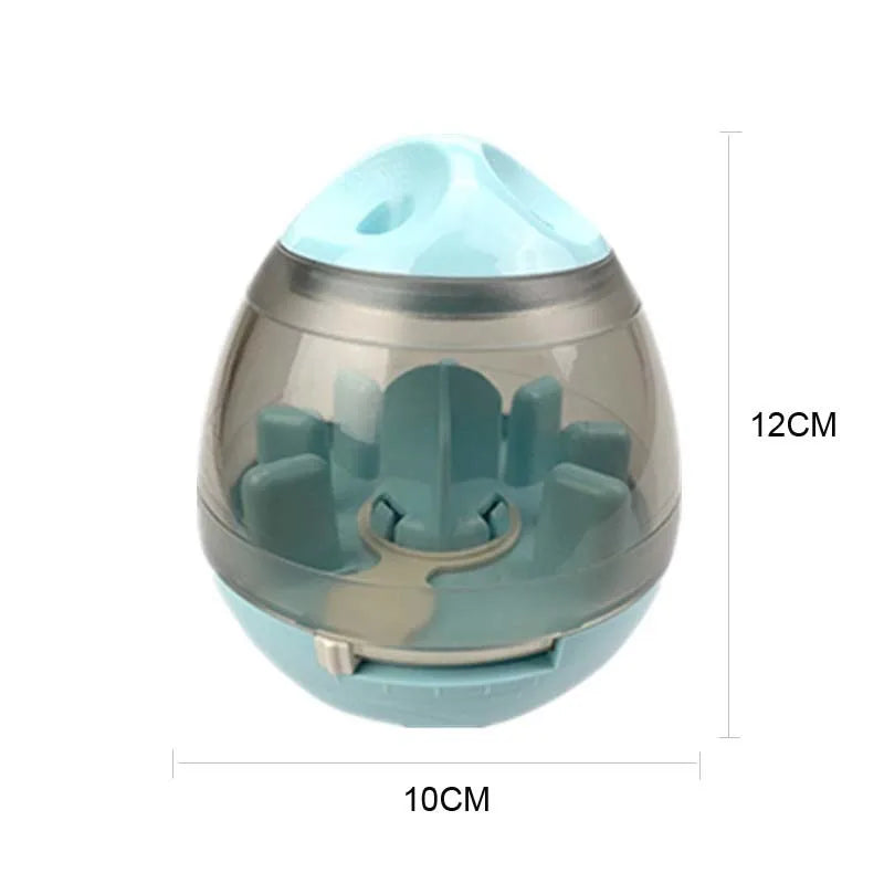 Interactive Dog Treat Dispensing Ball – Slow Feed Puzzle Toy