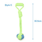 Rope Ball Toy for Dogs — Teeth Cleaning and Interactive Play for Small to Medium Breeds