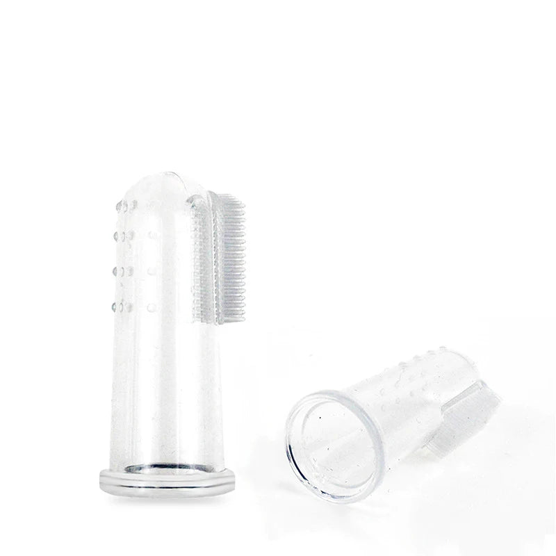 Super Soft Pet Finger Toothbrush – Silicone Dental Care for Dogs