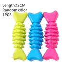 Rubber Bone Molar Toy – Interactive Teeth Cleaning for Puppies & Teething Relief