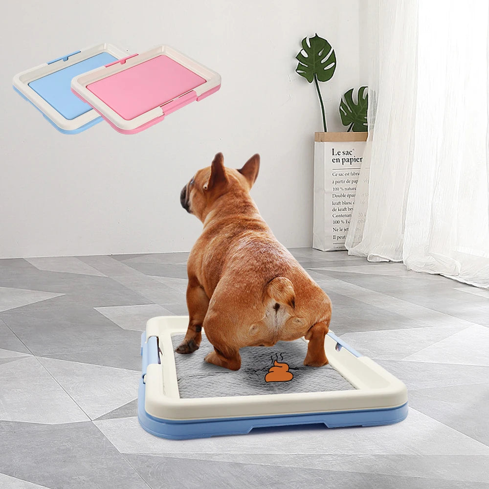 Portable Dog Potty Tray – Indoor Training Toilet