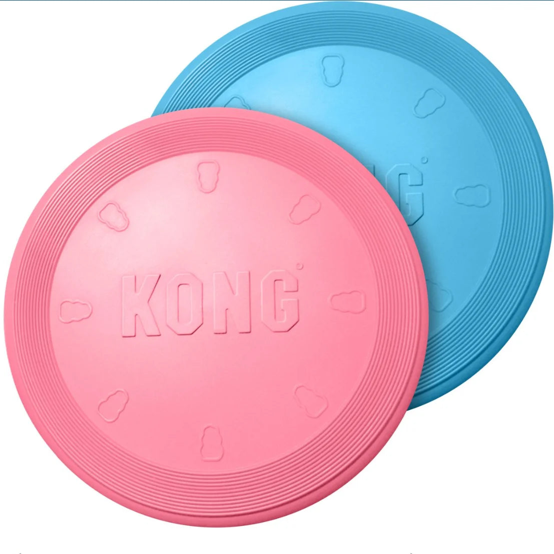 KONG Puppy Flyer Dog Toy – Soft Rubber Flying Disc for Puppies