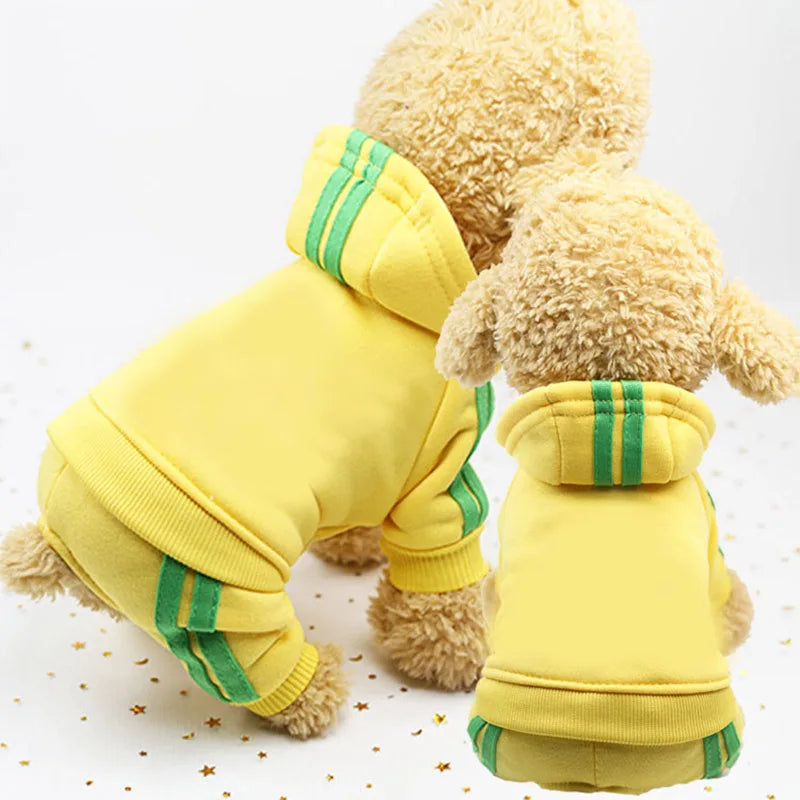 Adidog Dog Overalls Jumpsuit – Warm Winter Outfit XS-XL