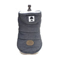 Brother Dog Cotton Winter Hooded Jacket – Warm Coat for Small Dogs