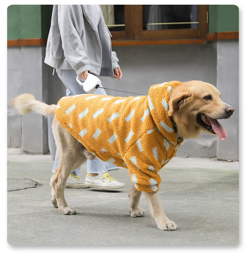 Lambswool Dog Winter Coat – Windproof Large Breed Jacket 3XL-7XL