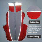 Glorious Kekcn Waterproof Fleece Dog Jumpsuit – Winter Warm & Reflective