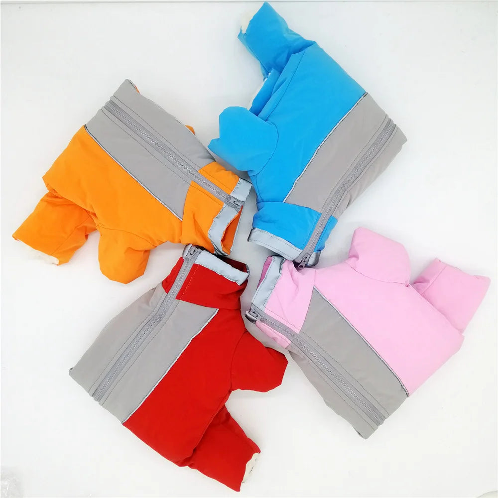 Glorious Kekcn Waterproof Fleece Dog Jumpsuit – Winter Warm & Reflective