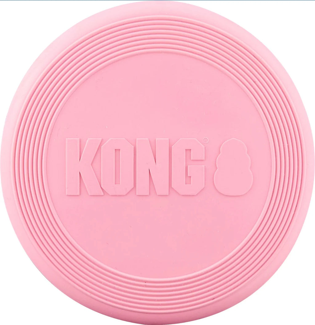 KONG Puppy Flyer Dog Toy – Soft Rubber Flying Disc for Puppies