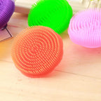 Round Pet Bath Brush – Colorful Grooming & Massage Comb