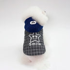Brother Dog Cotton Winter Hooded Jacket – Warm Coat for Small Dogs