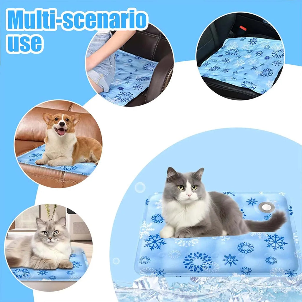 Pet Cooling Mat – Water Injection Cooling Pad for Dogs, Waterproof & Wear-Resistant