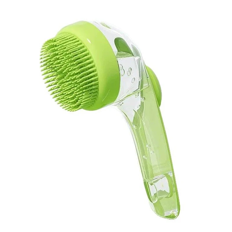 2025 2 In 1 Pet Bath Brush With Built In Shampoo Dispenser For Dogs Grooming Massage