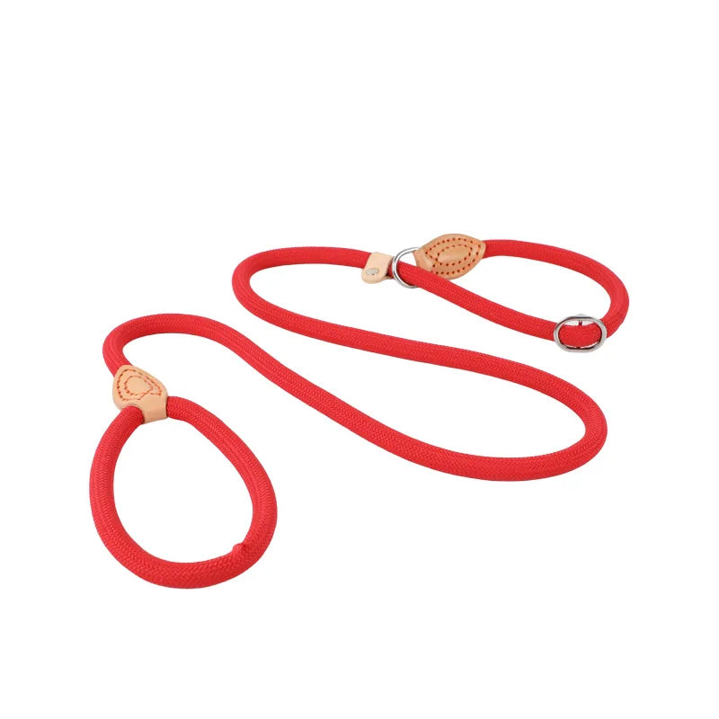 Dog Slip Leash – Braided Rope Control