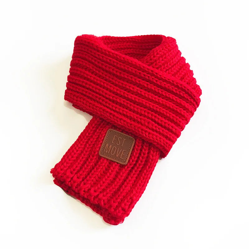 Fashion Pet Knitted Dog Scarf – Holiday Winter Neck Warmer