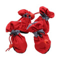 NONECN Dog Paw Protectors – Adjustable Drawstring Dog Socks, 4-Piece Set