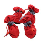 NONECN Dog Paw Protectors – Adjustable Drawstring Dog Socks, 4-Piece Set