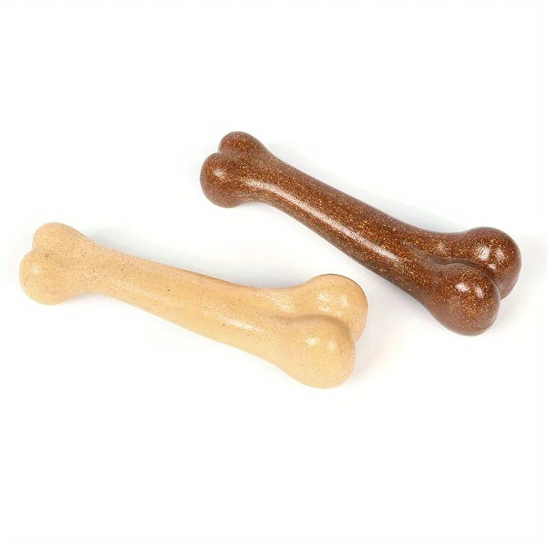 Beef Flavored Bone Chew Toy for Dogs – Teeth Cleaning & Durable Chew
