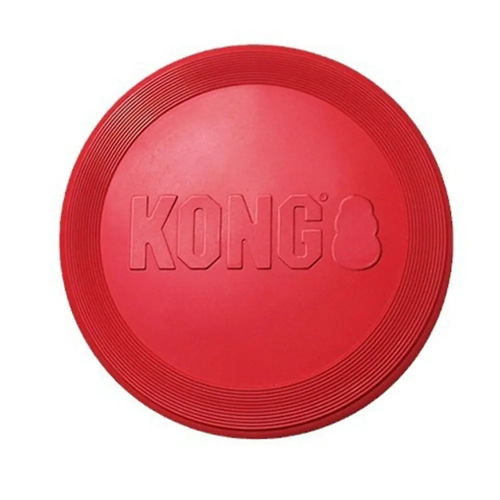 KONG Flyer Dog Disc – Durable Rubber Flying Disc for Fetch