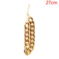 Gold Plated Dog Necklace Collar – Lightweight 27–45 cm