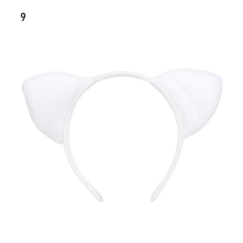 Plush Animal Ears Headband – Cosplay & Party Accessory