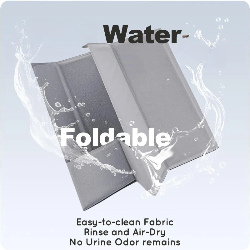 Foldable Dog Toilet Training Fence – Extra Large Leakproof Indoor Potty