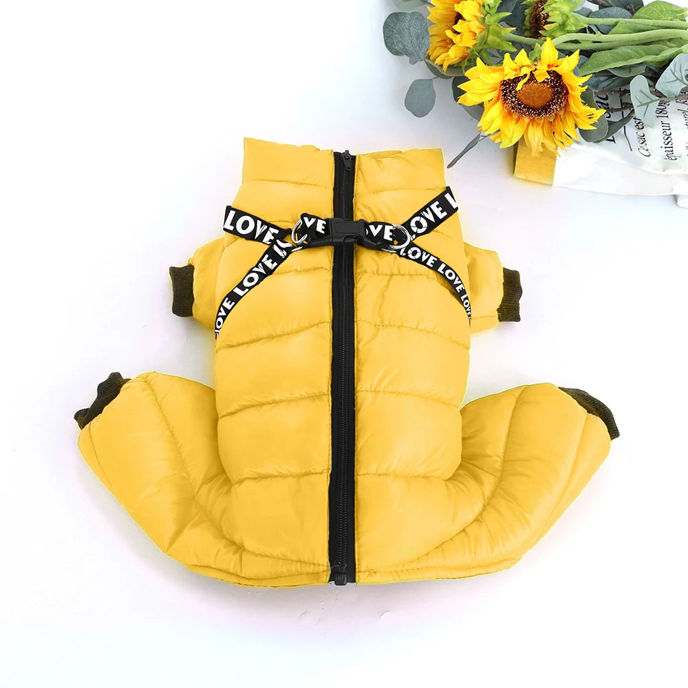 PET ARTIST Winter Dog Jacket – Waterproof Cotton Coat