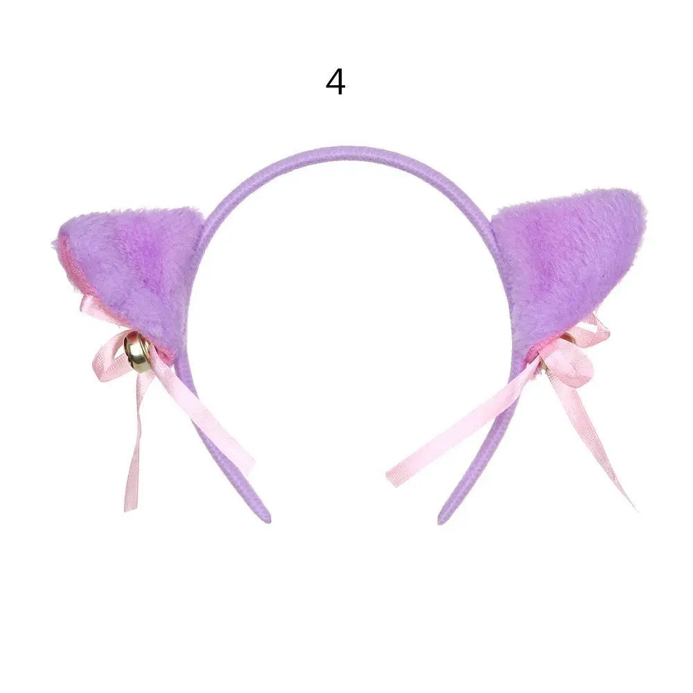 Plush Animal Ears Headband – Cosplay & Party Accessory