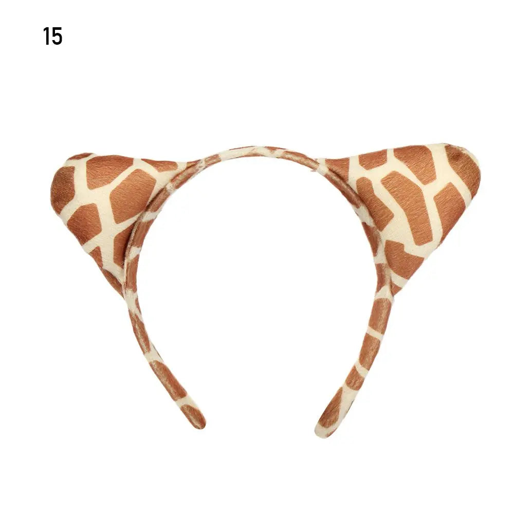 Plush Animal Ears Headband – Cosplay & Party Accessory