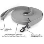 Long Training Dog Leash 3M–15M – Durable Hex Pattern Walking Lead