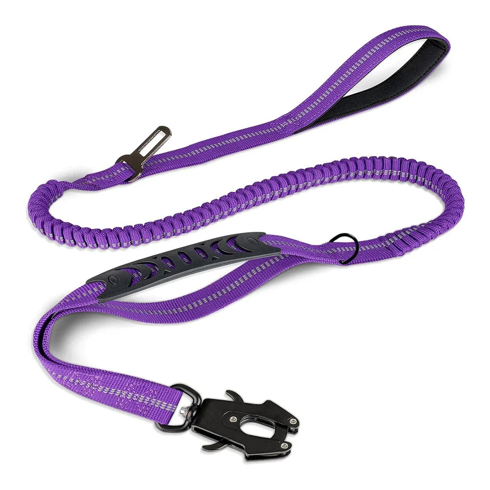 Dog Tactical Leash – Bungee Shock Control