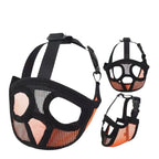 Adjustable Dog Muzzle Nylon – Breathable Anti Bark Bite