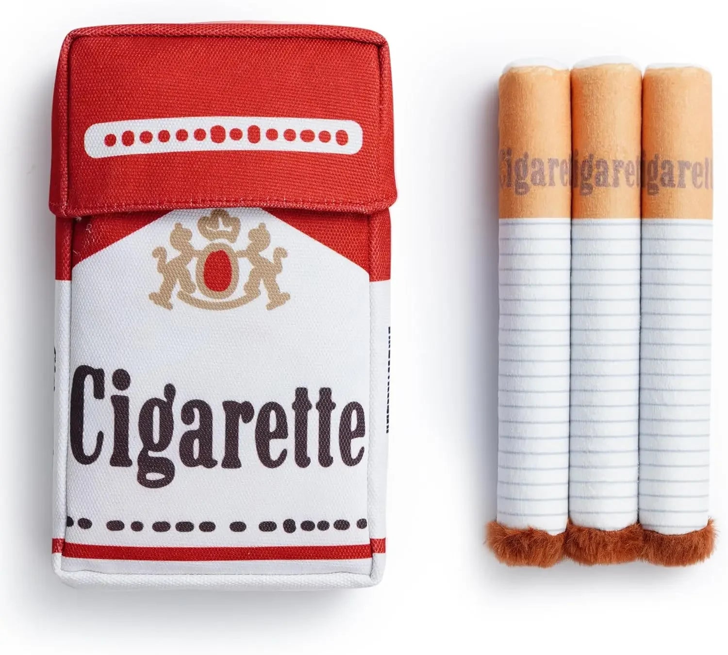 Cigarette Box Plush Dog Toys – 3 Pack for Small & Medium Dogs